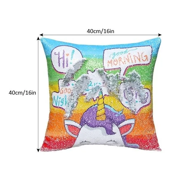 Graphic Reversible Pillow Cover