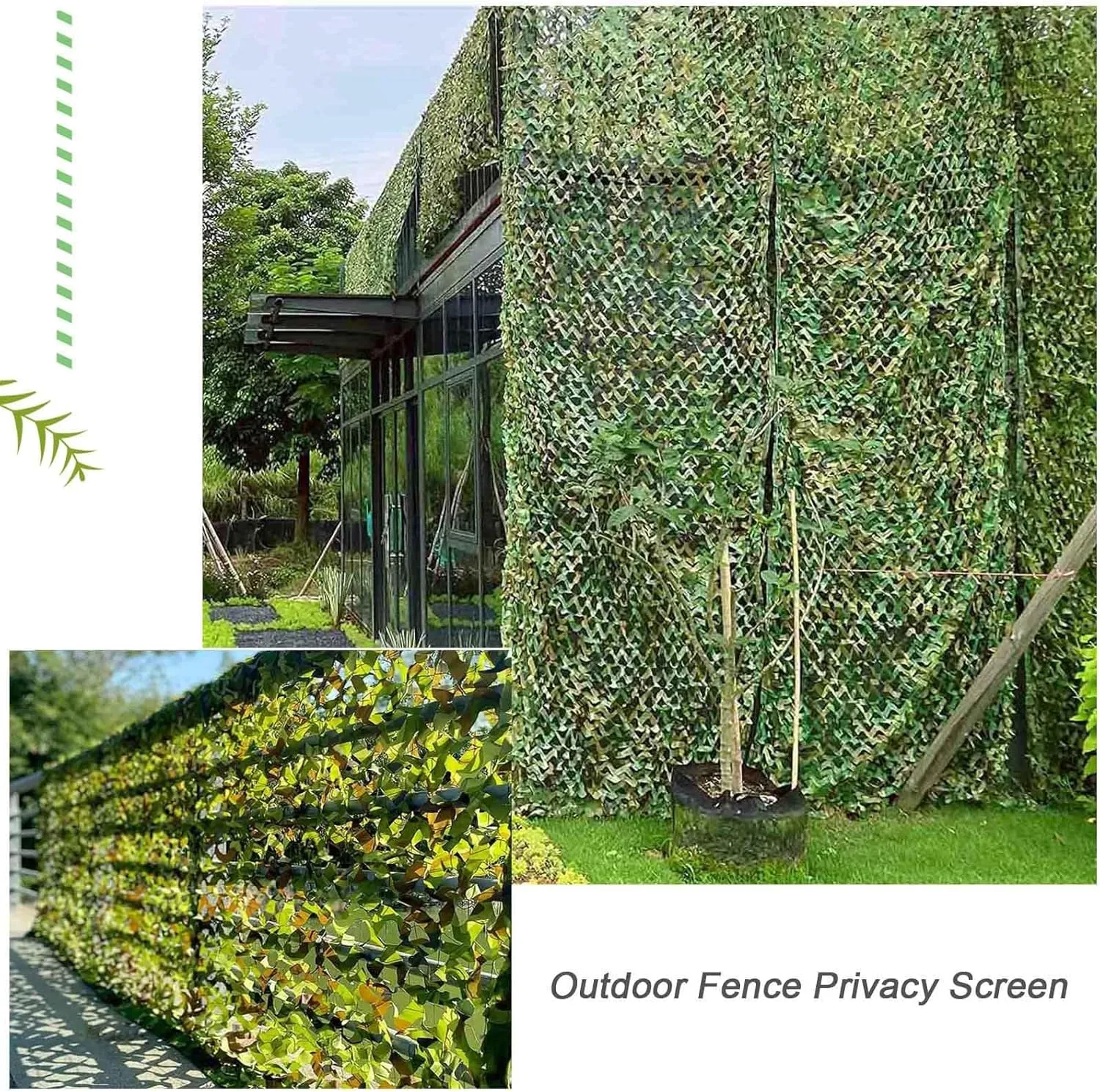 Green Camo Netting,Woodland Camouflage Net,1/2/3/4/5/6/7/8/9/10m Army Camo Net,Garden Pergola Shade Net,Outdoor Sun Protection Camouflage Netting Tarpaulin,Jungle-3x9m(9.8x29.5ft)