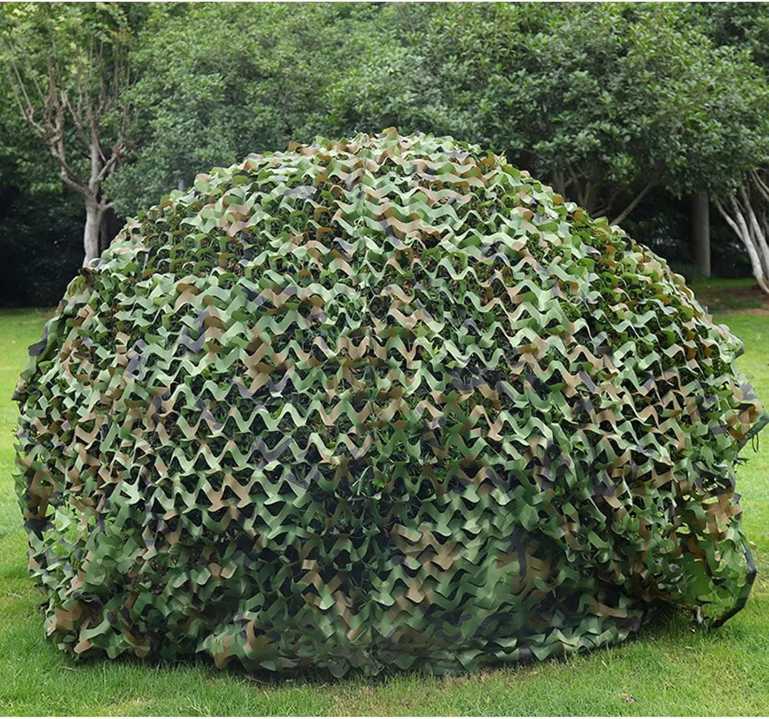 Green Camo Netting,Woodland Camouflage Net,1/2/3/4/5/6/7/8/9/10m Army Camo Net,Garden Pergola Shade Net,Outdoor Sun Protection Camouflage Netting Tarpaulin,Jungle-3x9m(9.8x29.5ft)
