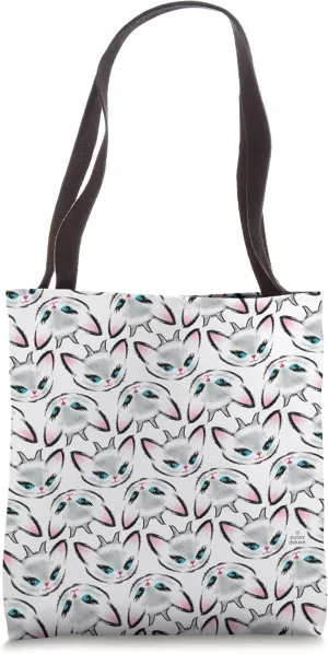 grey cat Tote Bag