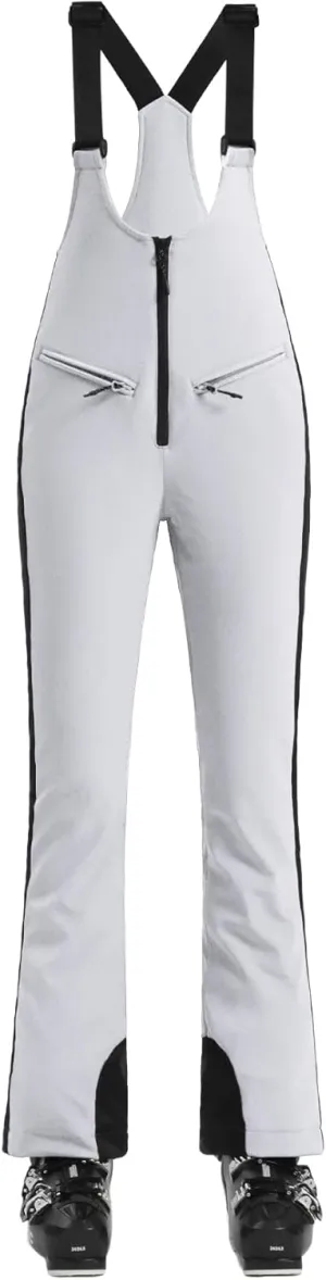 GSOU SNOW Women Ski Bib Pants Snow Overalls Snowboard Waterproof Windproof Insulated Slim Winter Warm High elasticity