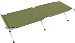 gt4-ly Portable Folding Camping Cot with Carrying Bag Army Green