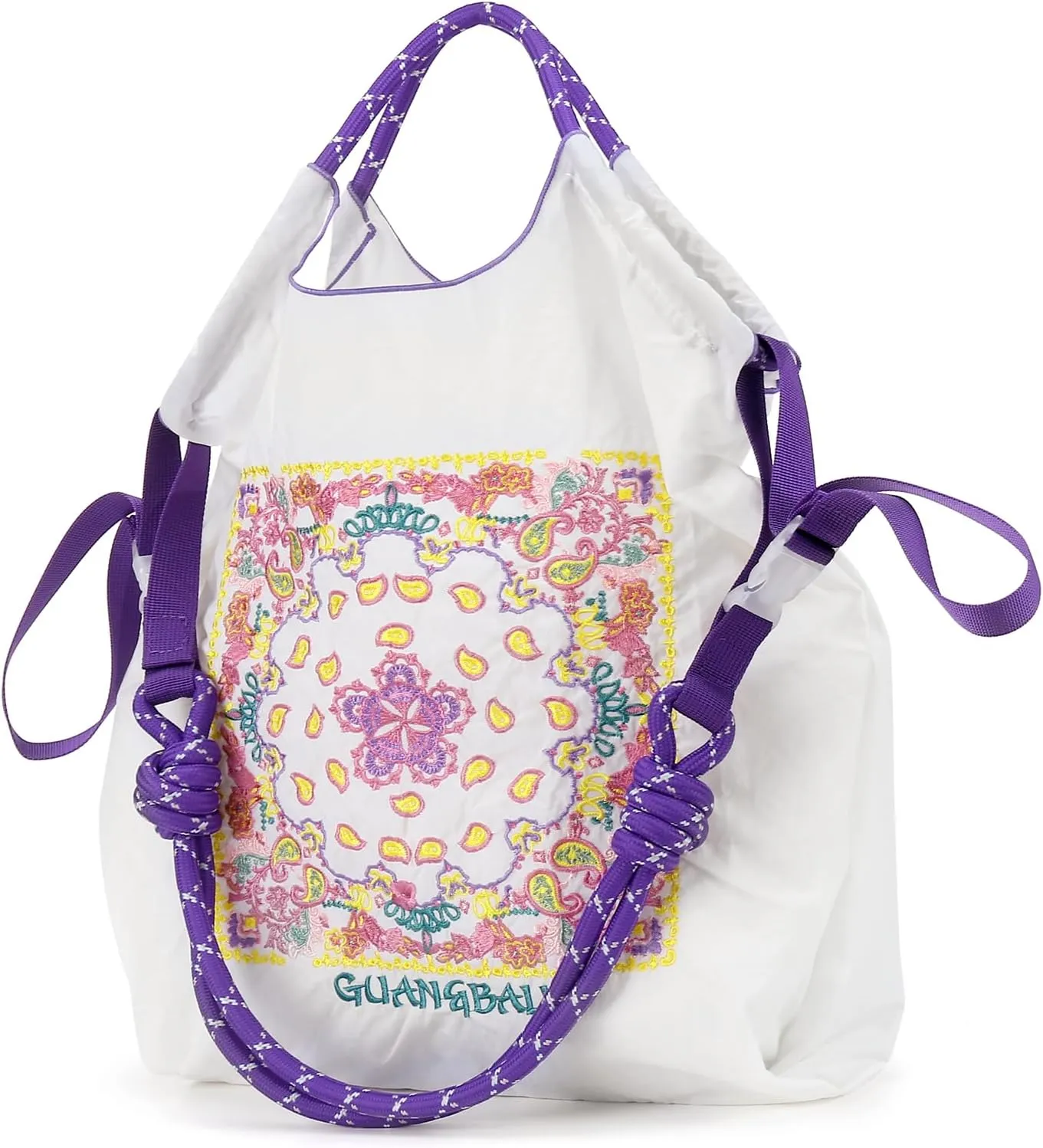 Guan&Ball Tote Bag for Women, Foldable Tote Bag With Large Shoulder strap Bag Handle Handbag for Travel, Work