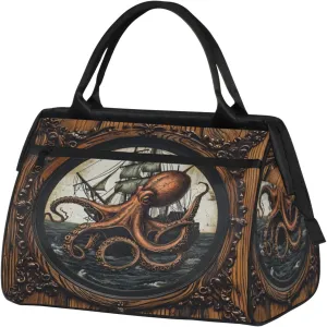 Gym Bag for Women Men, Travel Sports Duffel Bag with Trolley Sleeve, Gym Bag Weekender Overnight Bag Carry On Tote Bag