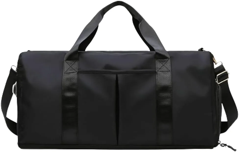 Gym Bag for Women with Wet Pocket & Shoes Compartment Waterproof Shoulder Weekender Bag Swim Sports Travel Gym Bag