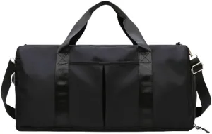 Gym Bag for Women with Wet Pocket & Shoes Compartment Waterproof Shoulder Weekender Bag Swim Sports Travel Gym Bag