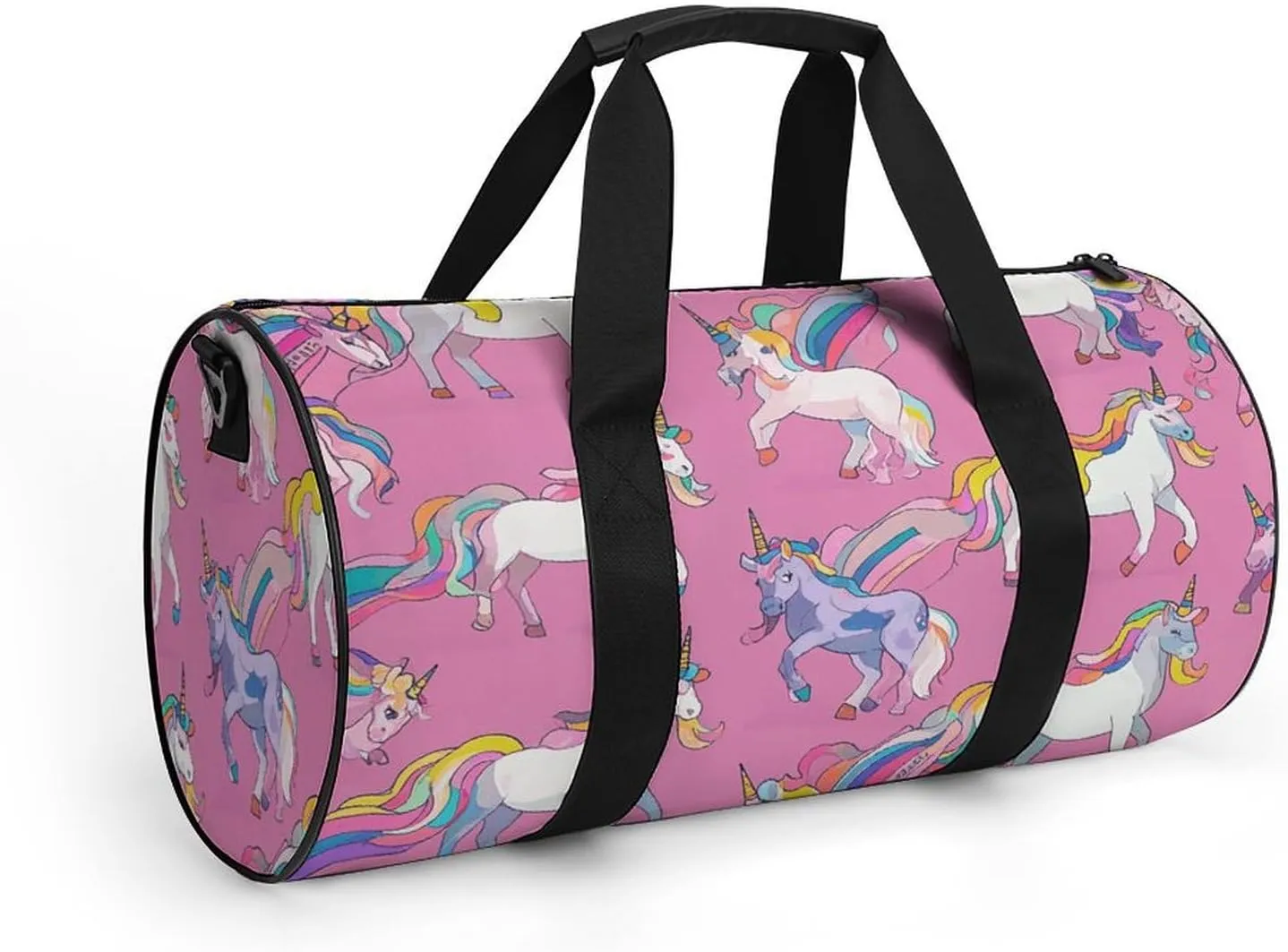 Gym Bags Small Many Horse Duffel Bag Overnight Bag with Shoe Compartment Carryon Bag for Men Women