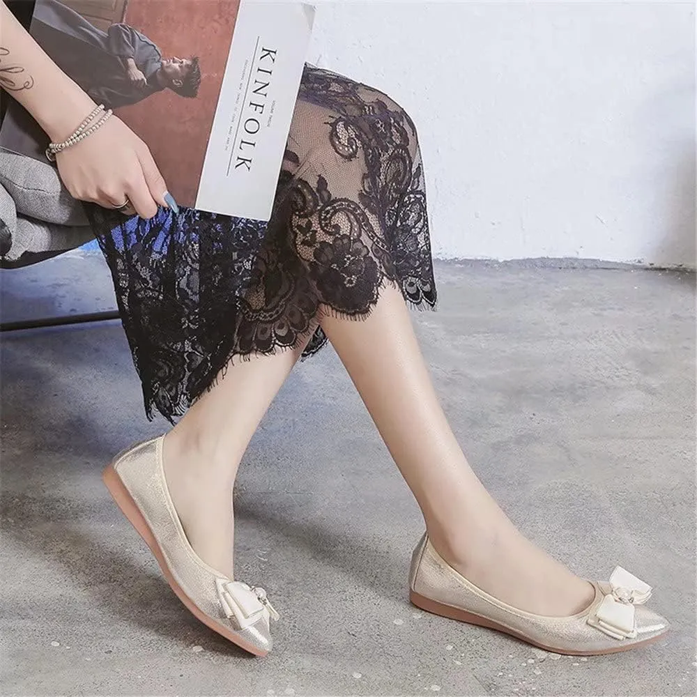 Hee grand Women Foldable Ballet Flats Bling Rhinestones Soft Leather Pointy Toe Flats Sparkle Wedding Dress Shoes Comfort Slip on Loafers Big Size