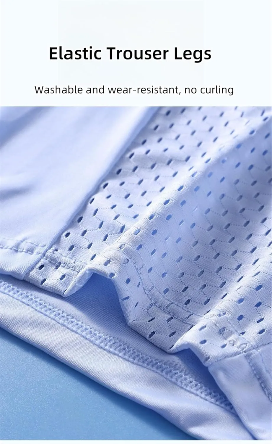 Hello Mesh Mens Underwear, Low Rise Boxer Briefs for Men, Ultra-Thin Panties, Mens Breathable Trunks