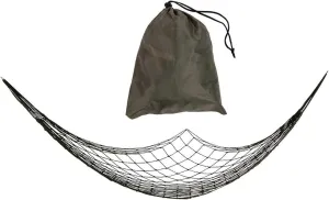 High - Strength Nylon Hammock for Outdoor | 198lb Weight Capacity | Thicken Hand - Woven Mesh for Camping/Travel/Backyard | Includes Storage Bag, 78.7x31.5in