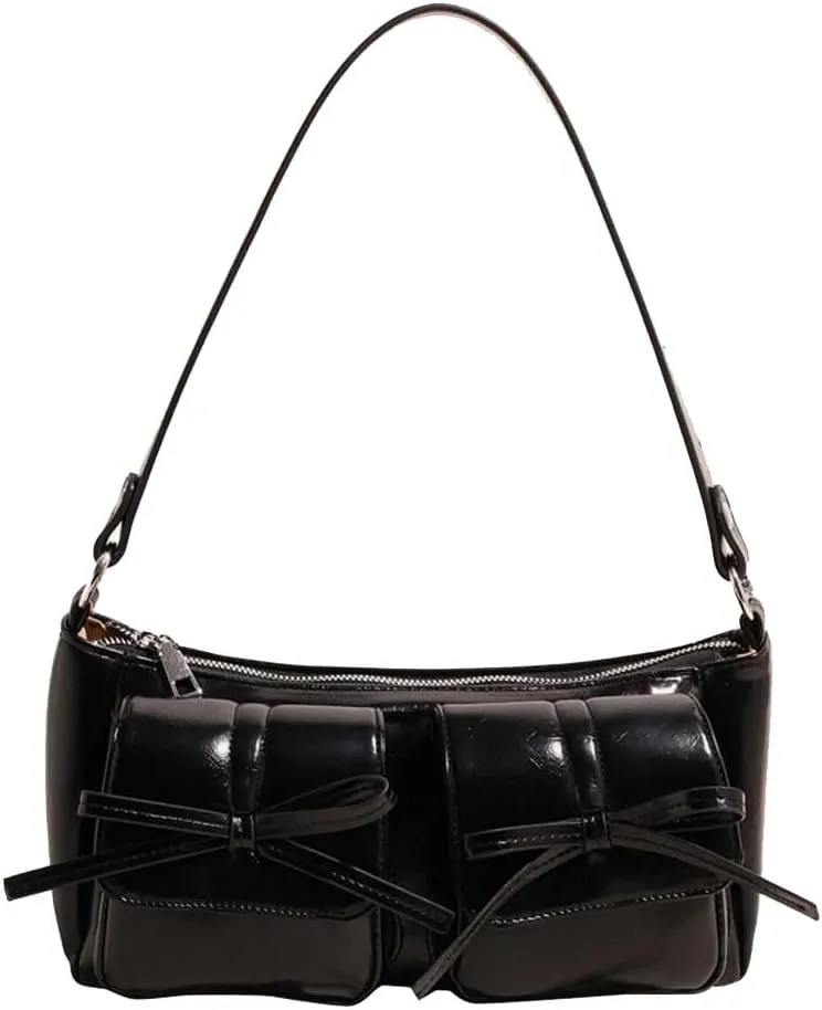 Hobo Bags for Women, Y2k Purse Crescent Shoulder Bag Purse Multi-pocket Crossbody Bag Handbag for Work Travel