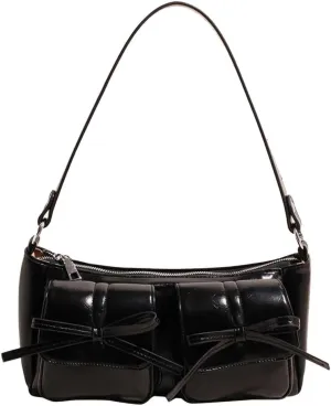 Hobo Bags for Women, Y2k Purse Crescent Shoulder Bag Purse Multi-pocket Crossbody Bag Handbag for Work Travel