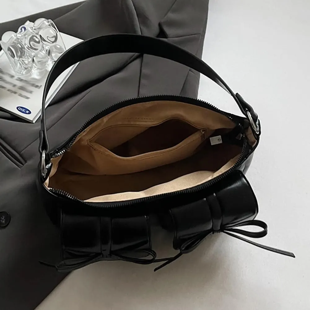 Hobo Bags for Women, Y2k Purse Crescent Shoulder Bag Purse Multi-pocket Crossbody Bag Handbag for Work Travel