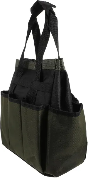 HOMSFOU Garden Tool Pouch 1pc Tote Bag Multi-pocket Organizer for Outdoor Tools Sturdy and Easy to Use