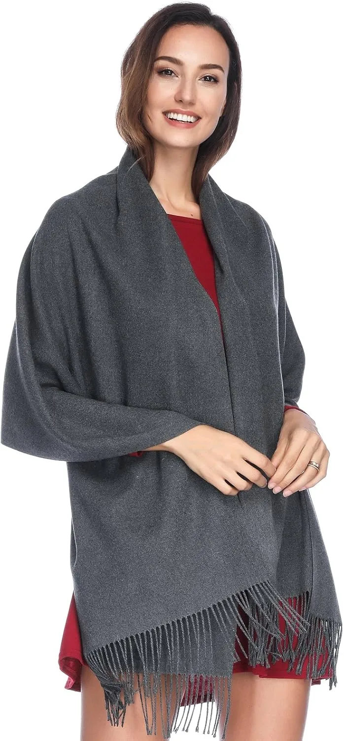 HOYAYO Pashmina Shawls and Wraps Winter Warm Soft Scarf for Women