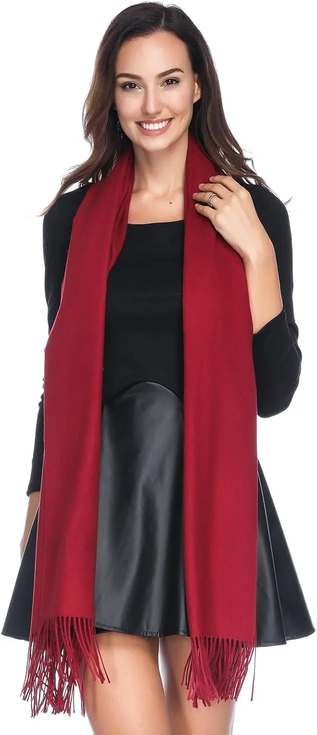 HOYAYO Pashmina Shawls and Wraps Winter Warm Soft Scarf for Women