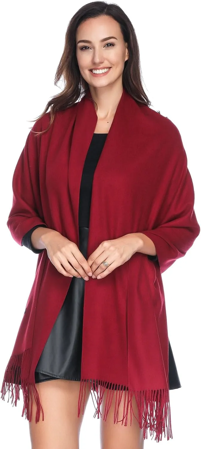 HOYAYO Pashmina Shawls and Wraps Winter Warm Soft Scarf for Women