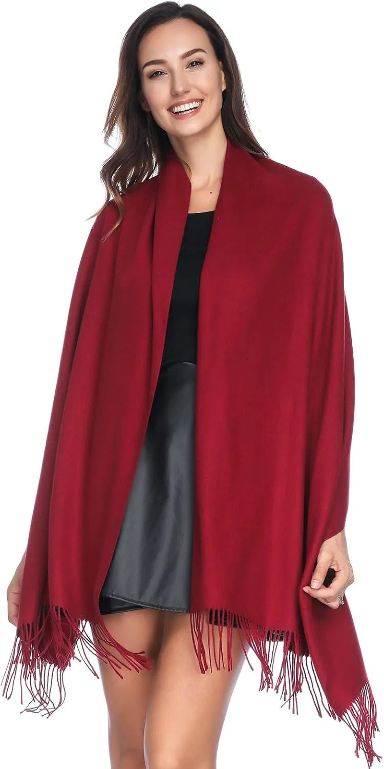 HOYAYO Pashmina Shawls and Wraps Winter Warm Soft Scarf for Women