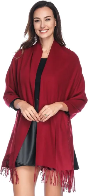 HOYAYO Pashmina Shawls and Wraps Winter Warm Soft Scarf for Women