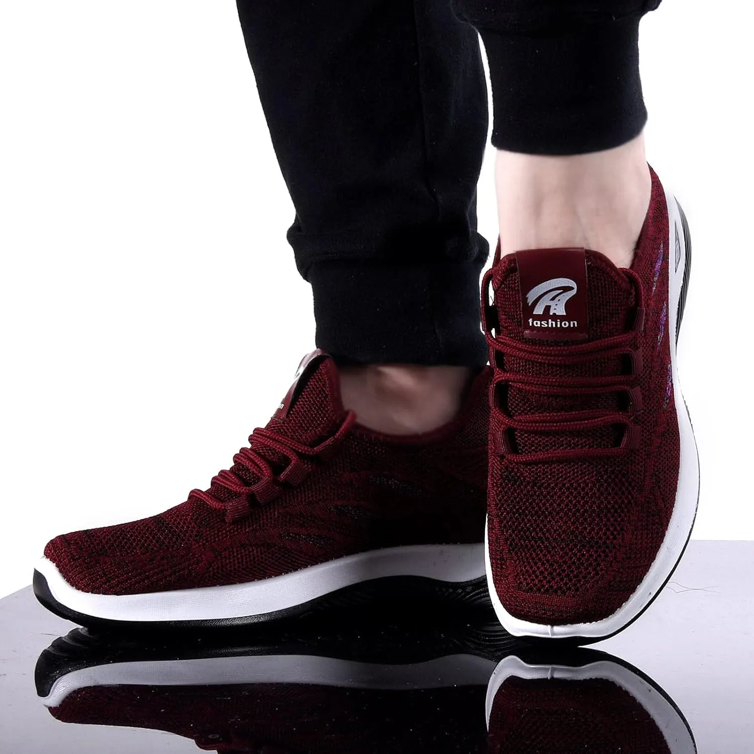 ihinzry Women's Flying Woven Sneakers Lightweight Comfortable Mesh Walking Shoes Outdoor Non Slip Breathable Tennis Shoes