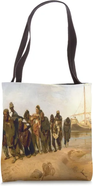 Ilya Repin's Barge Haulers on the Volga Tote Bag