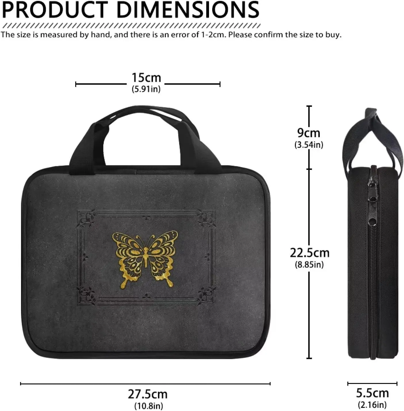 Imitation Leather Print Bible Case Bible Cover for Women Canvas Bible Carrying Case Built-in Pocket Handle Church Bag