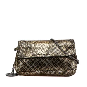 Intrecciomirage Butterfly Charm Chain Flap