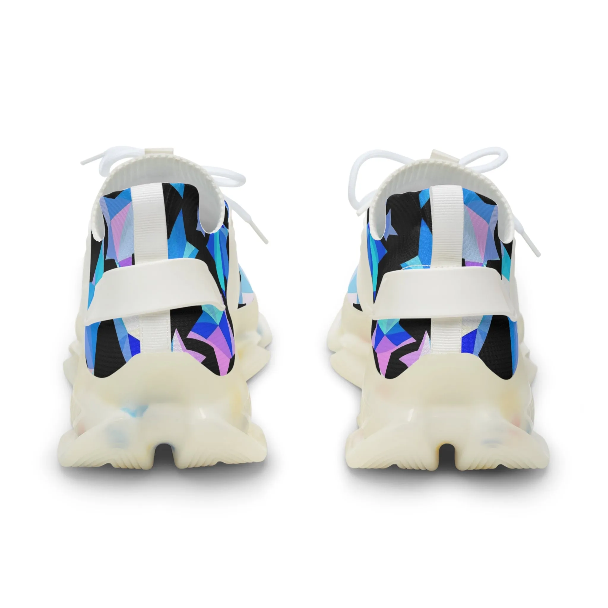 Iridescent Stars Men's Mesh Sneakers
