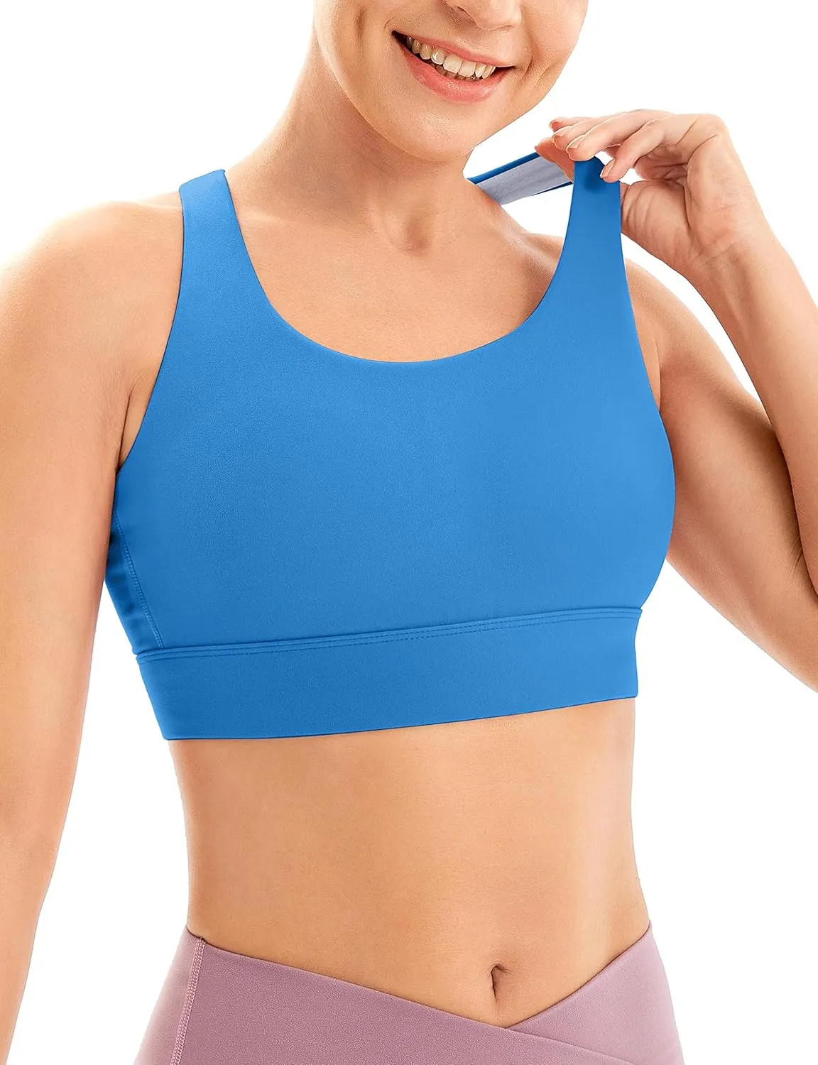 IUGA Sports Bras for Women High Support Large Bust High Impact Womens Sports Bras Strappy Padded Sports Bra