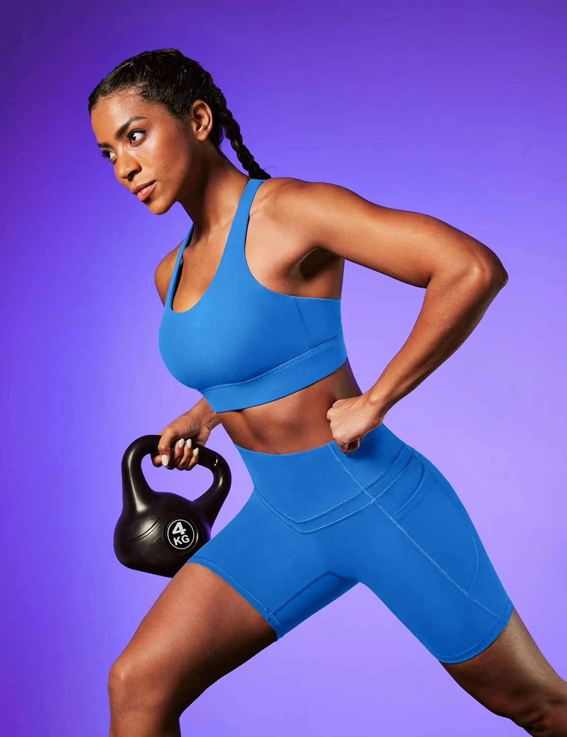 IUGA Sports Bras for Women High Support Large Bust High Impact Womens Sports Bras Strappy Padded Sports Bra