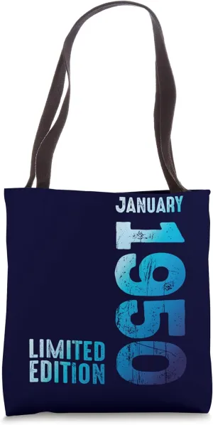 January 1950 Year 1950 Retro 1950 Vintage 1950 Edition Tote Bag