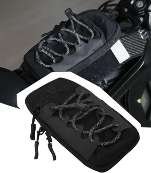 JFG RACING Sur Ron Motorcycle Bag Battery Tank Storage Bag Wrist Bag Waterproof Wallet Card Bag Universal Daily Commute Bag Mountain Bike Electric Dirt Bike Bag BLACK