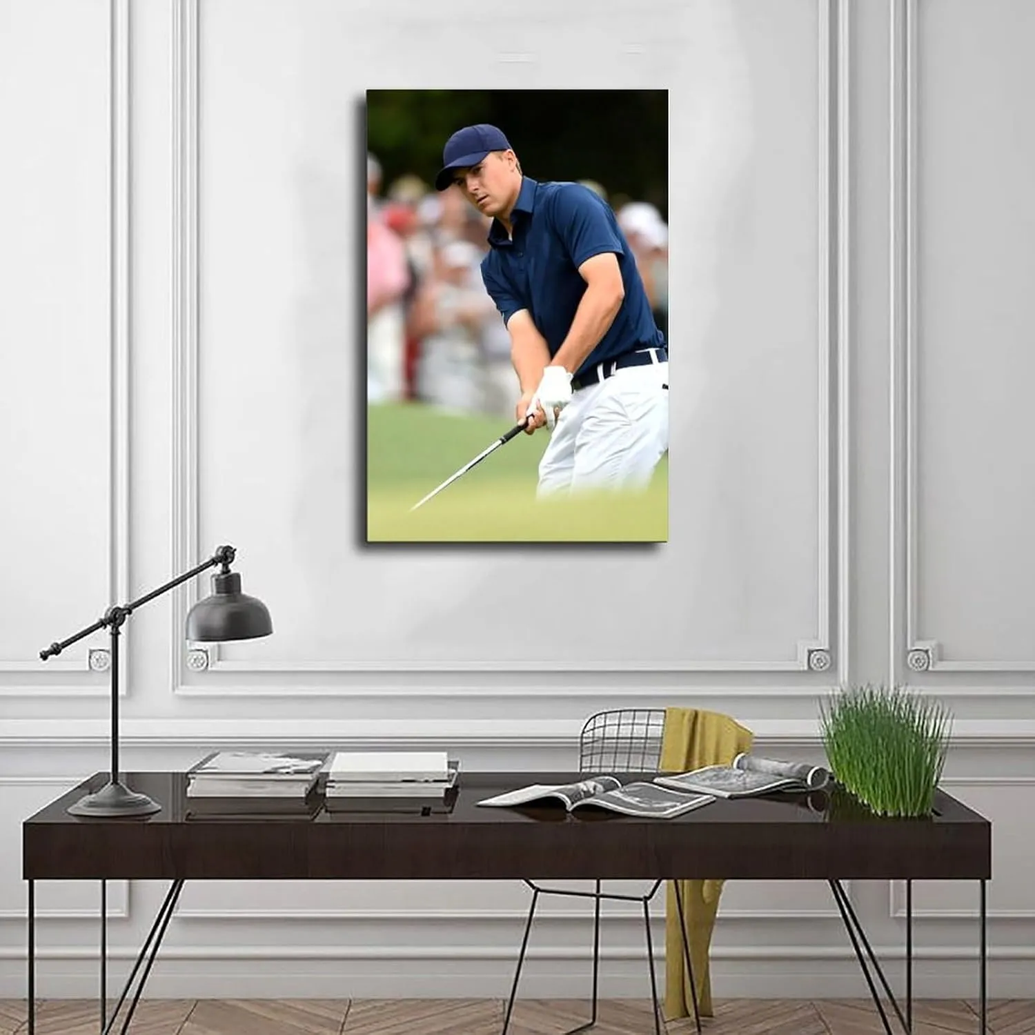 Jordan Spieth Golf Poster43 Canvas Poster Bedroom Decor Sports Landscape Office Room Decor Gift Unframe:12x18inch(30x45cm)