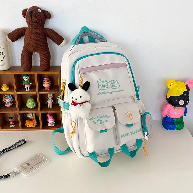 Junior's Large Capacity Korean Preppy Style Backpacks