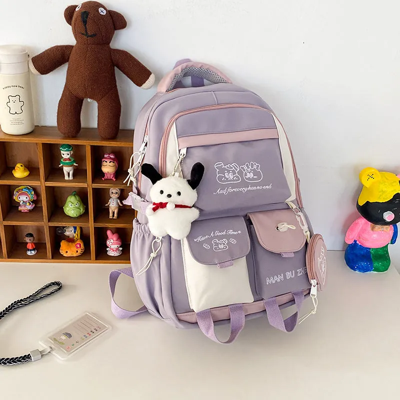 Junior's Large Capacity Korean Preppy Style Backpacks