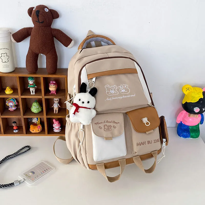 Junior's Large Capacity Korean Preppy Style Backpacks