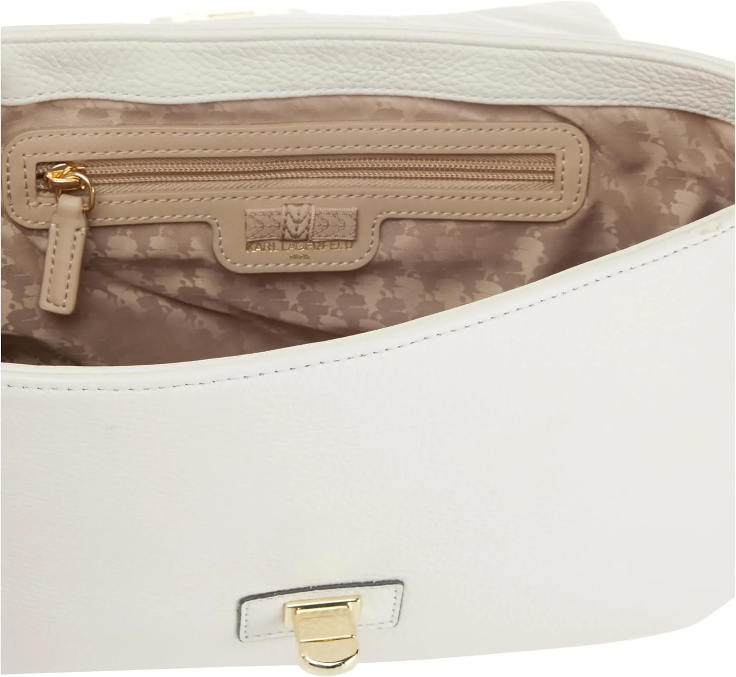 Karl Lagerfeld Paris Agyness Solid Shoulder Bag