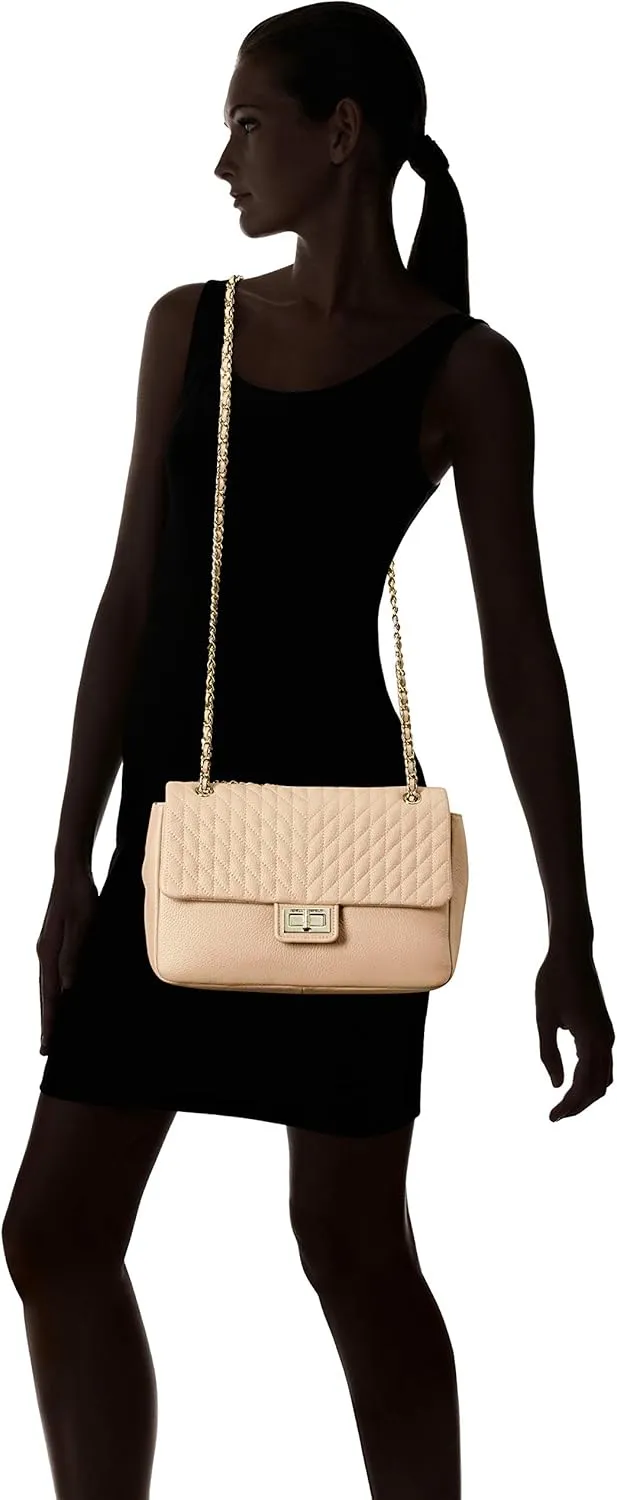 Karl Lagerfeld Paris Agyness Solid Shoulder Bag