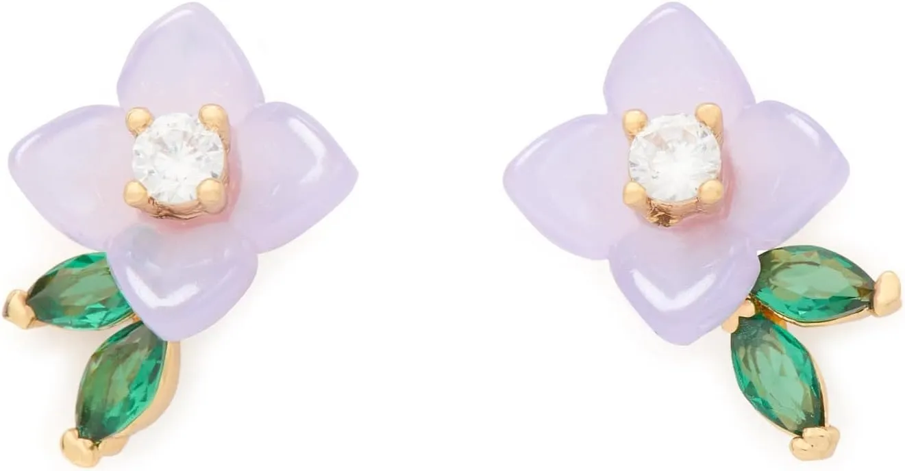 kate spade new york Bursting Blooms Studs, Blue/Multi