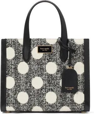 kate spade new york Manhattan DOT Tweed Small Tote, Black Multi