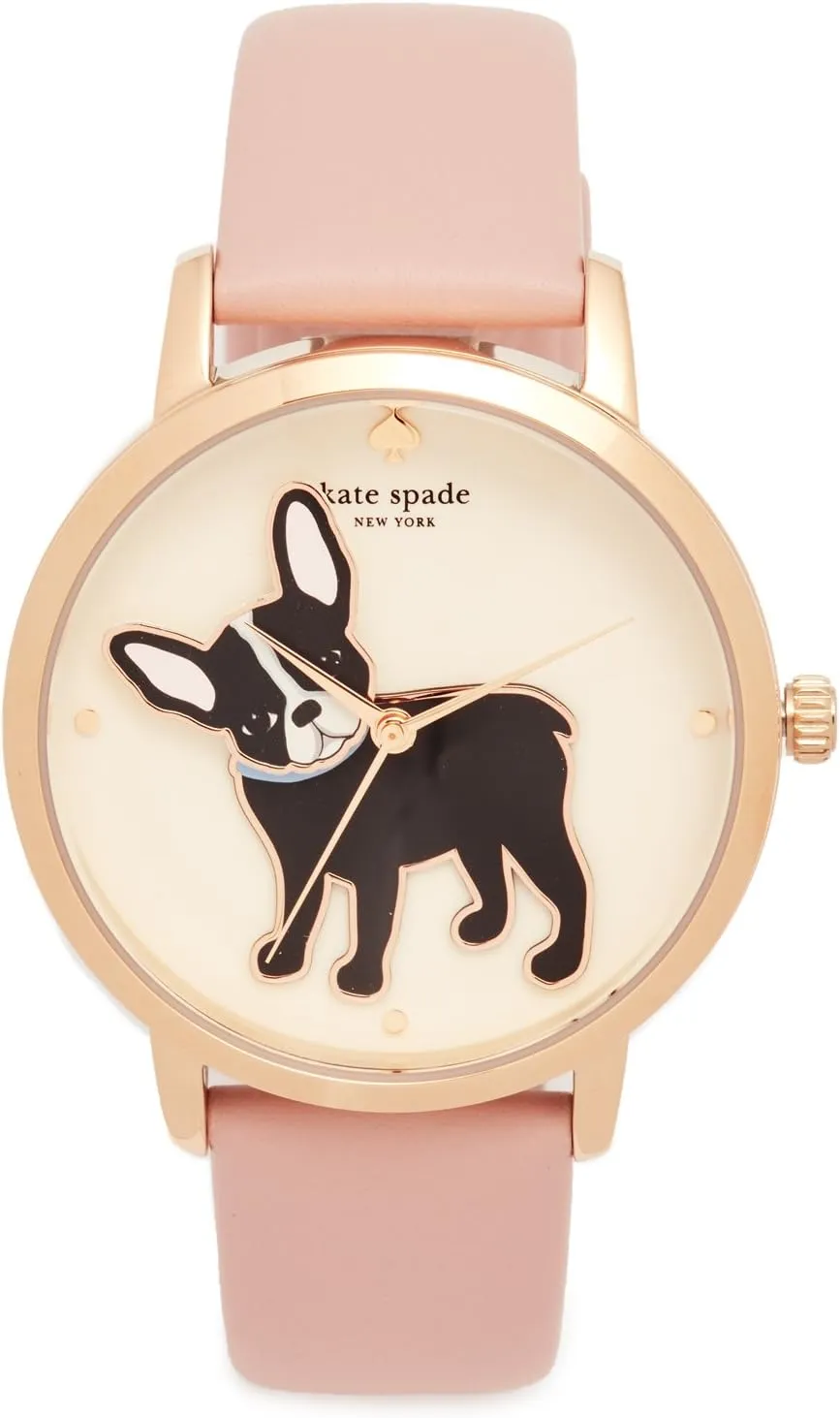Kate Spade New York Metro Women's Watch with Stainless Steel Bracelet or Leather Band; Novelty Women's Watch