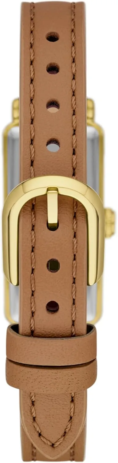 Kate Spade New York Rosedale Rectangular Women's Watch with Stainless Steel Chain Bracelet or Leather Band