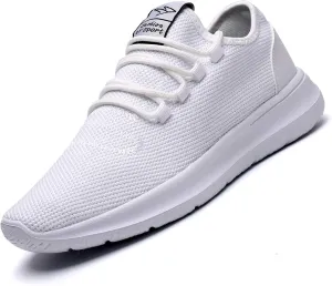 KEEZMZ Men's Running Shoes Fashion Breathable Sneakers Mesh Soft Sole Casual Athletic Lightweight