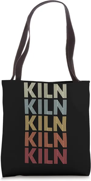 Kiln Mississippi Kiln MS Retro Vintage Text Tote Bag