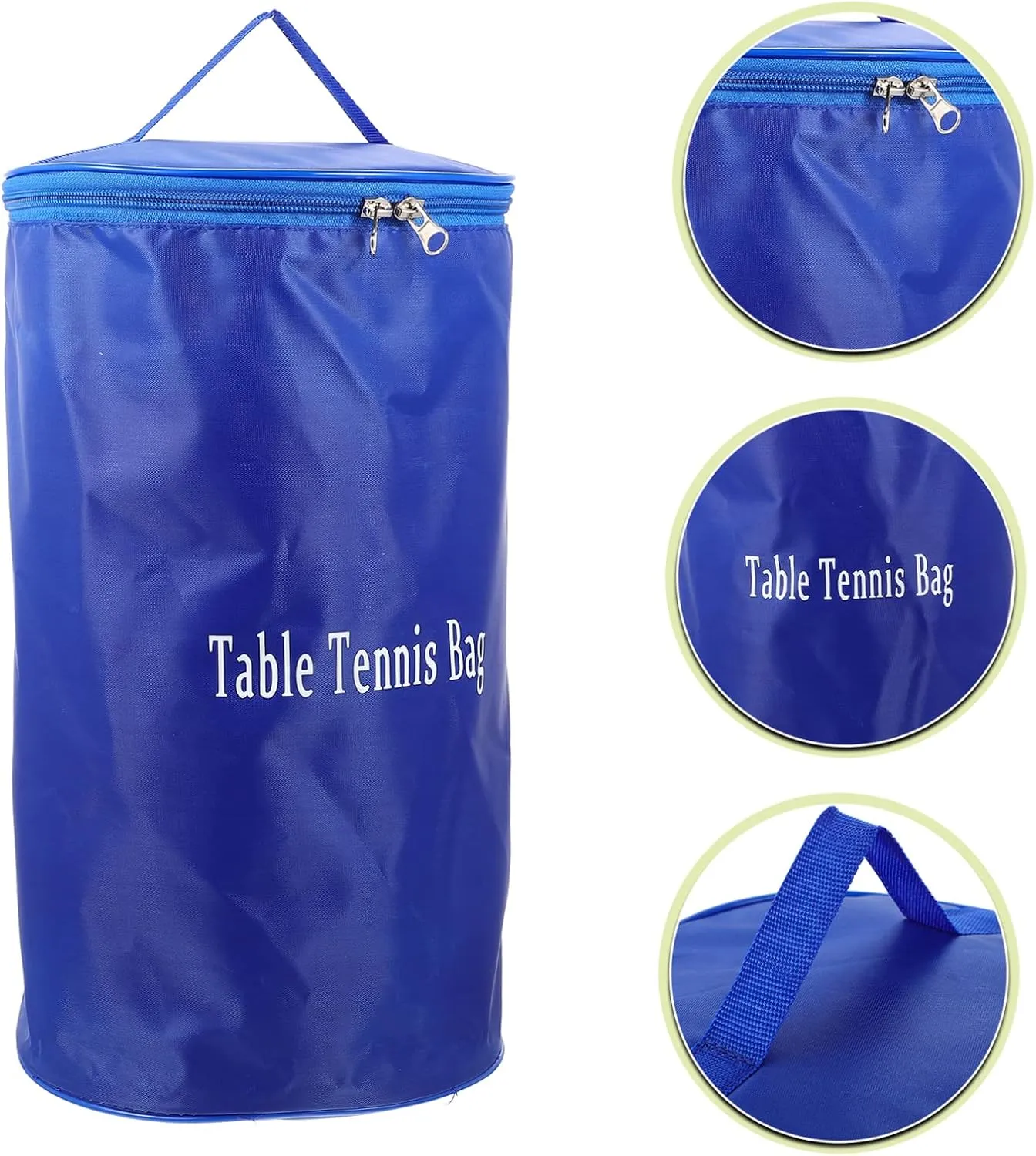 Kisangel Table Tennis Bag Storage Bag Organizer Outdoor Table Tennis Zip Lock Organizer Light Backpack Soccer