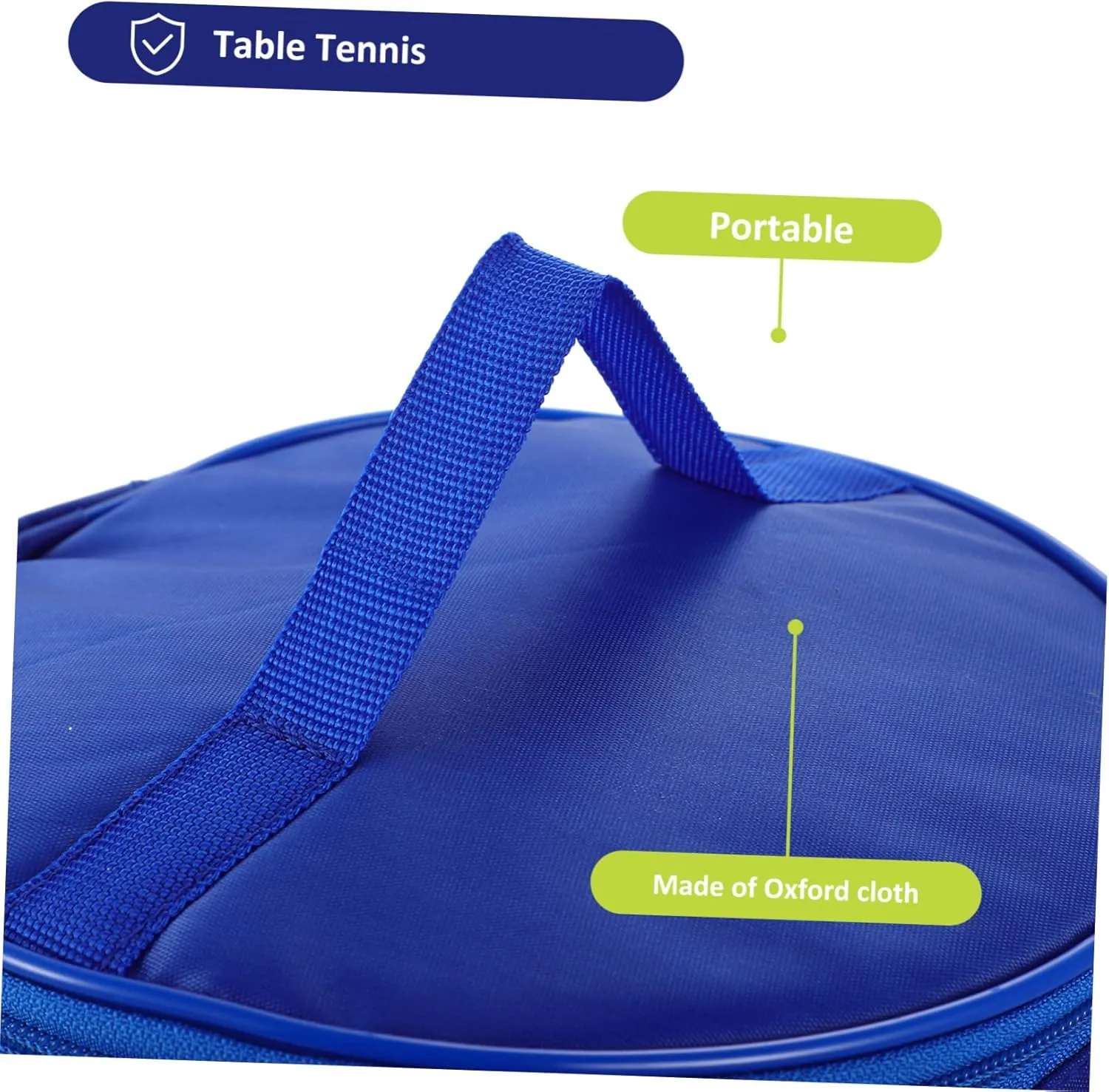 Kisangel Table Tennis Bag Storage Bag Organizer Outdoor Table Tennis Zip Lock Organizer Light Backpack Soccer