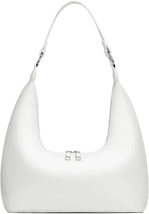 KKXIU Shoulder Bags for Women, Underarm Hobo Handbag Clutch Crossbody Purse with Removable Strap and Zipper Closure