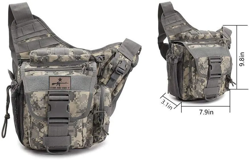 Klau Outdoor Sport Military Women and Men's Multi-functional Tactical Messenger Shoulder Bag