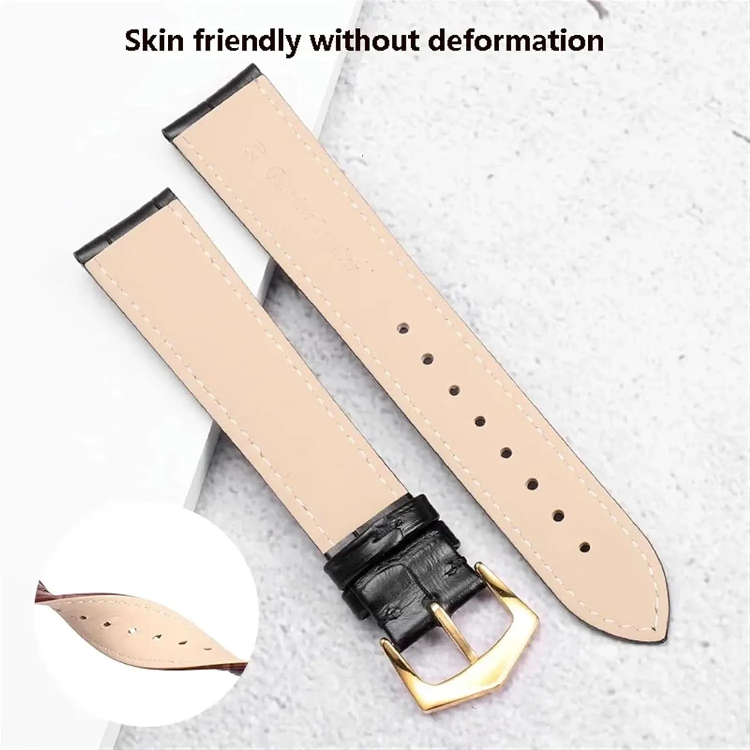 KLVN Genuine Leather Watch Strap For PP Patek Philippe Grenade 5167Ax 20mm 21mm 22mm Bracelet Men's Women Watchband Chain
