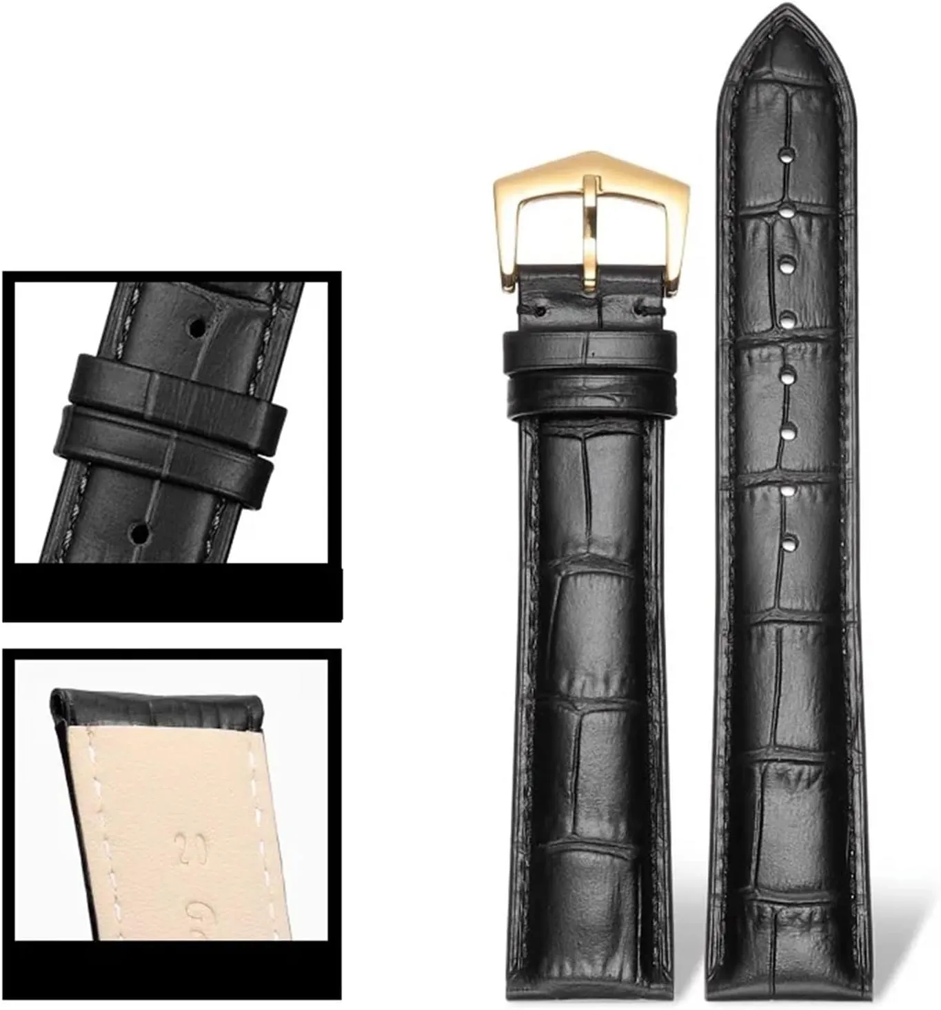 KLVN Genuine Leather Watch Strap For PP Patek Philippe Grenade 5167Ax 20mm 21mm 22mm Bracelet Men's Women Watchband Chain